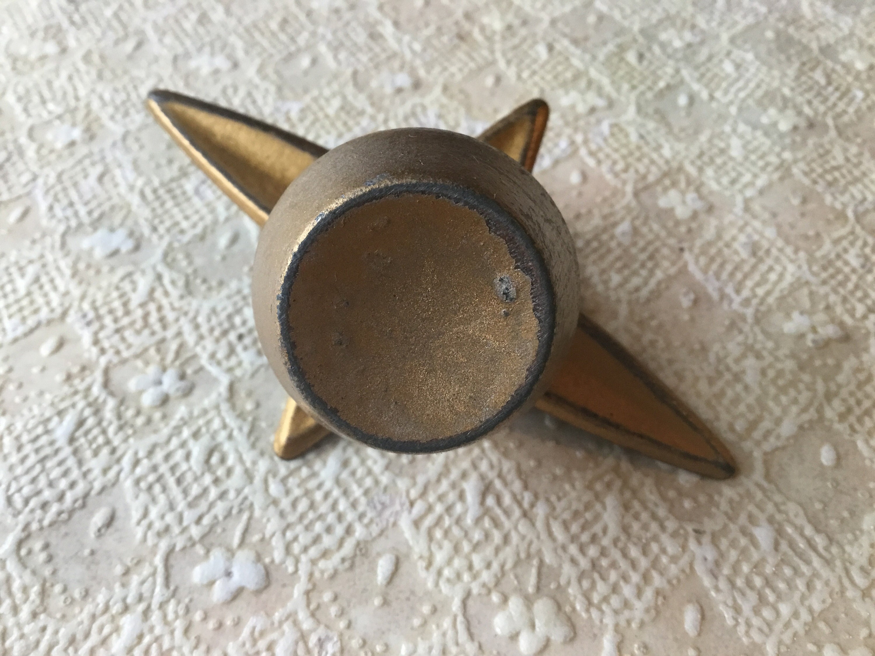 Starburst Knob Mid Century Modern 1950s Starburst Etsy