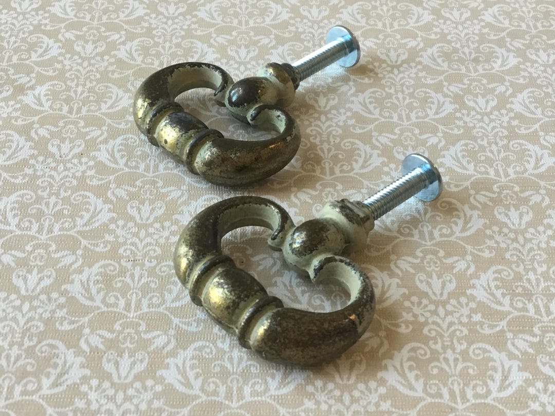 Key Drawer Pair of Vintage Mock Key Cabinet Handles Faux Key China ...