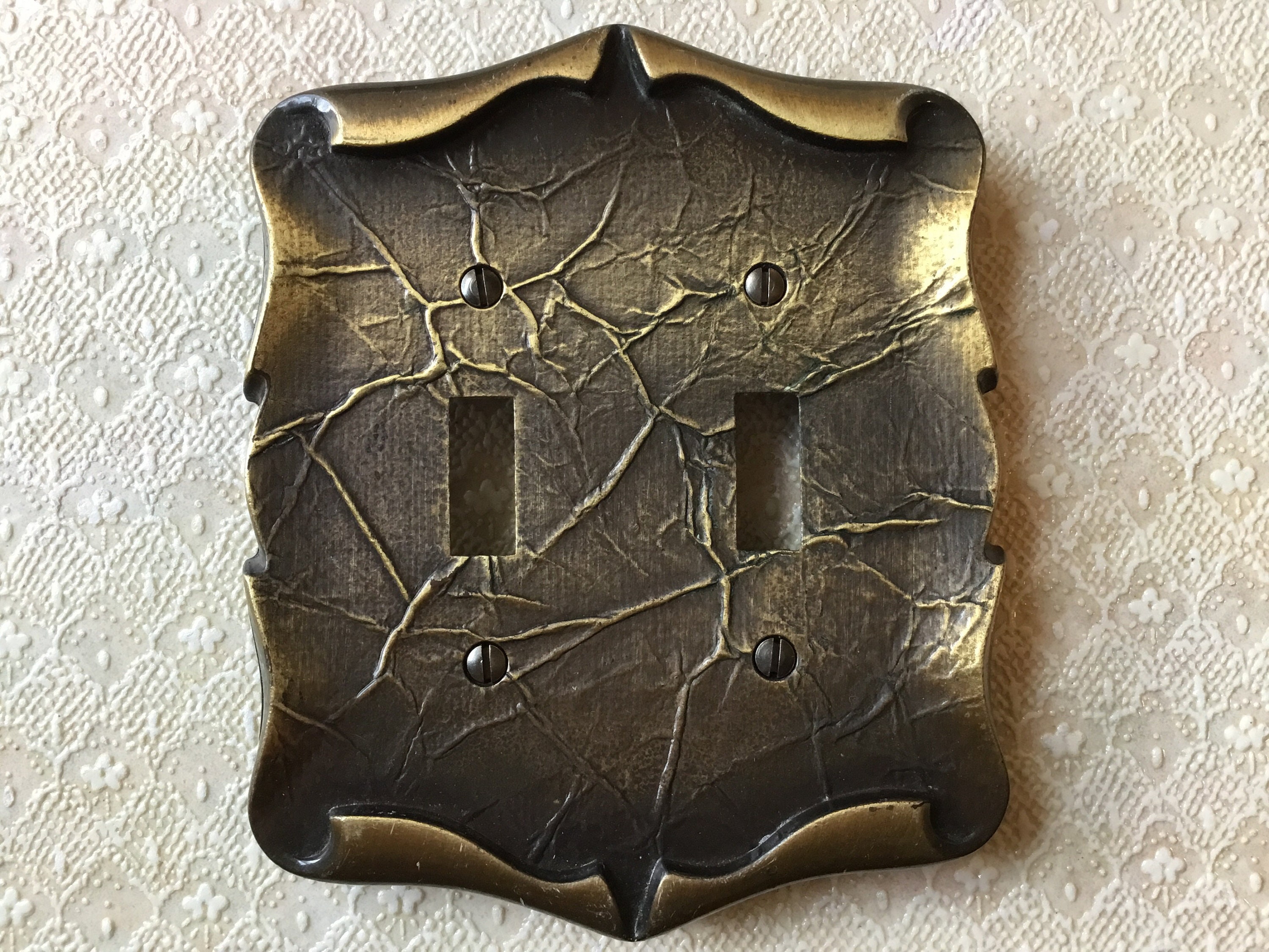Amerock Double Light Switch Cover Plate 1 Vintage Double Etsy