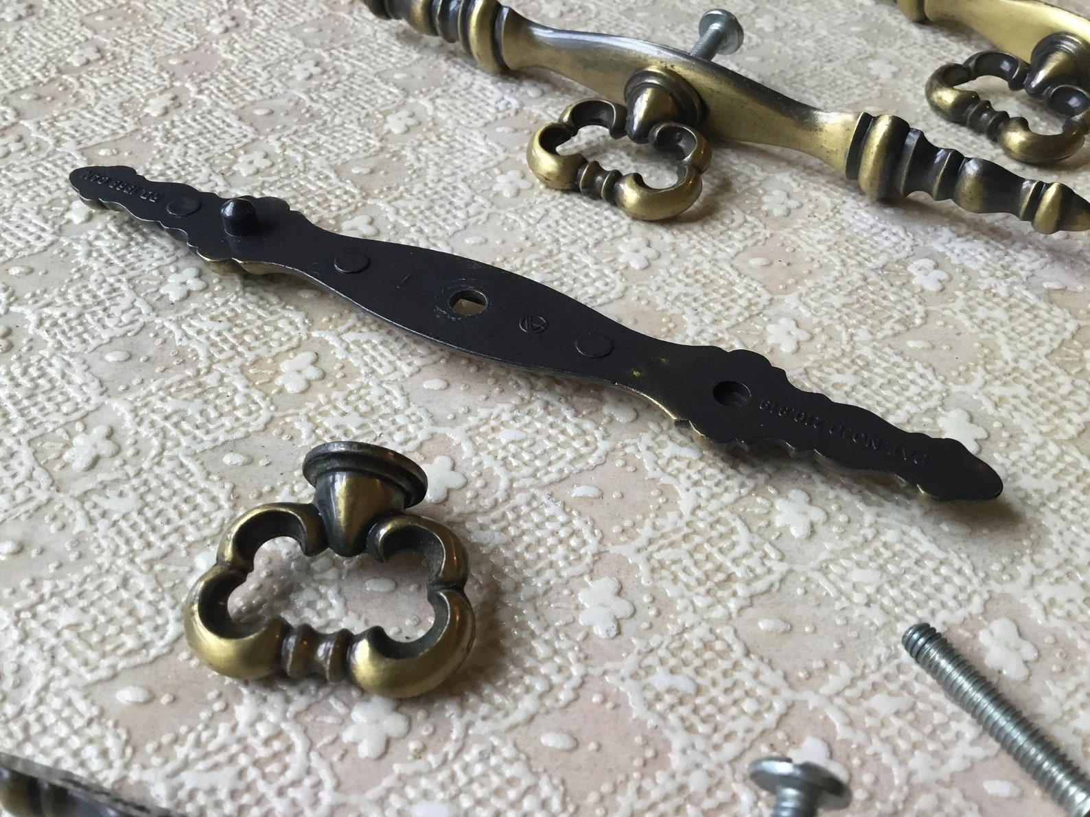 1 Vintage 1968 Faux Key Drawer Pull Amerock Single Mount Mock Etsy