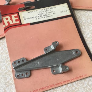 Vintage Window Hinge Pair of #836 Trailer Window Hinge replacement window hardware