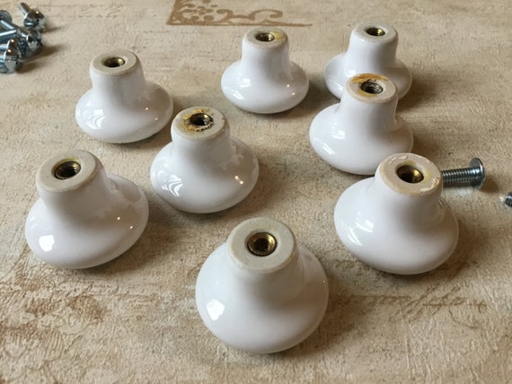 4 Pomelli In Ceramica Floreali Vintage - Verde | Per Cassetti E Armadi Con Viti Incluse - Foto 6