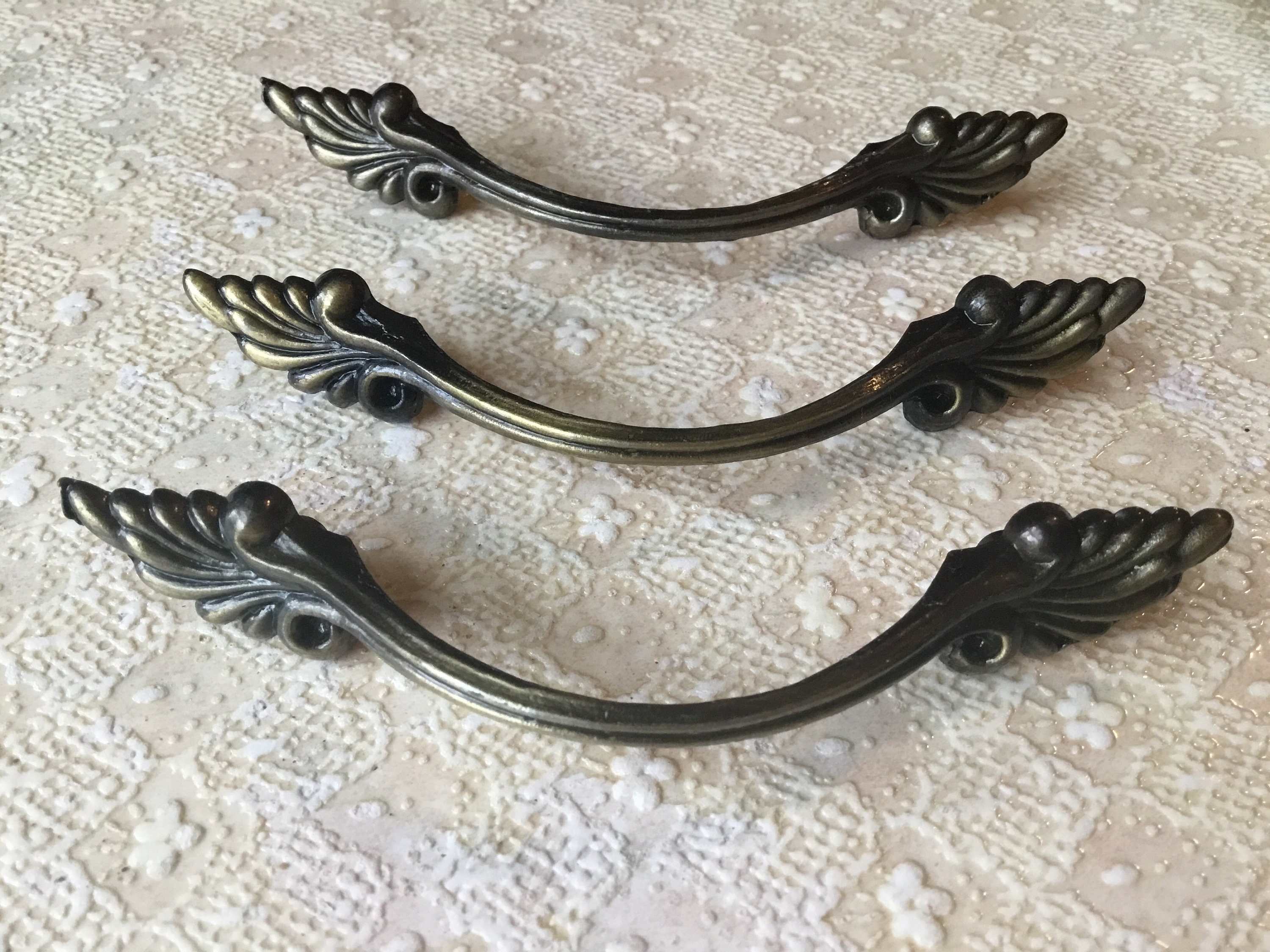 Home & Living Drawer Pulls & Knobs Vintage NOS pair of French