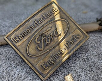 Vintage Antique Ford Motor Co. Belt Buckle 2