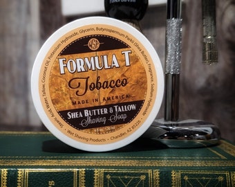 WSP  Formula T Tobacco  tallow Soap Shaving Soap 4.7 oz