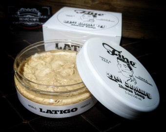 FINE latigo Shaving Soap 5oz  Italian made