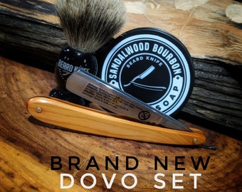 Brand New Dovo 5/8  "Gentleman"  Wood Straight Razor Free Soap and Brush Free Ship