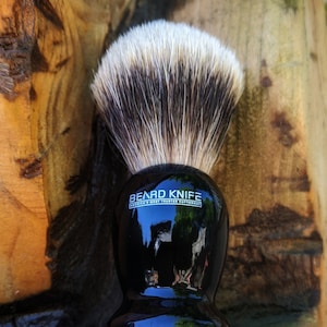 Men&#39;s shaving Brush Shave like a man Beard Knife Quality Fine Badger Hair brush