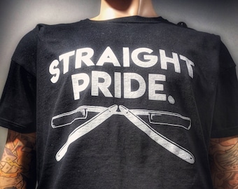 Straight Razor Pride  T shirt Beard Knife All sizes Mens Bitcoin Wet ShaverMen's Self Care