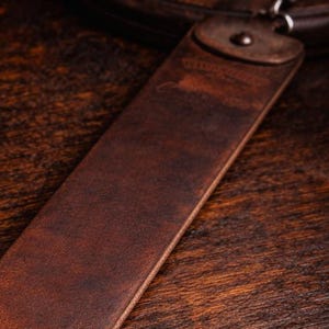 Siberian Russia Russian Shell Strop Leather and Linen Barber excellent