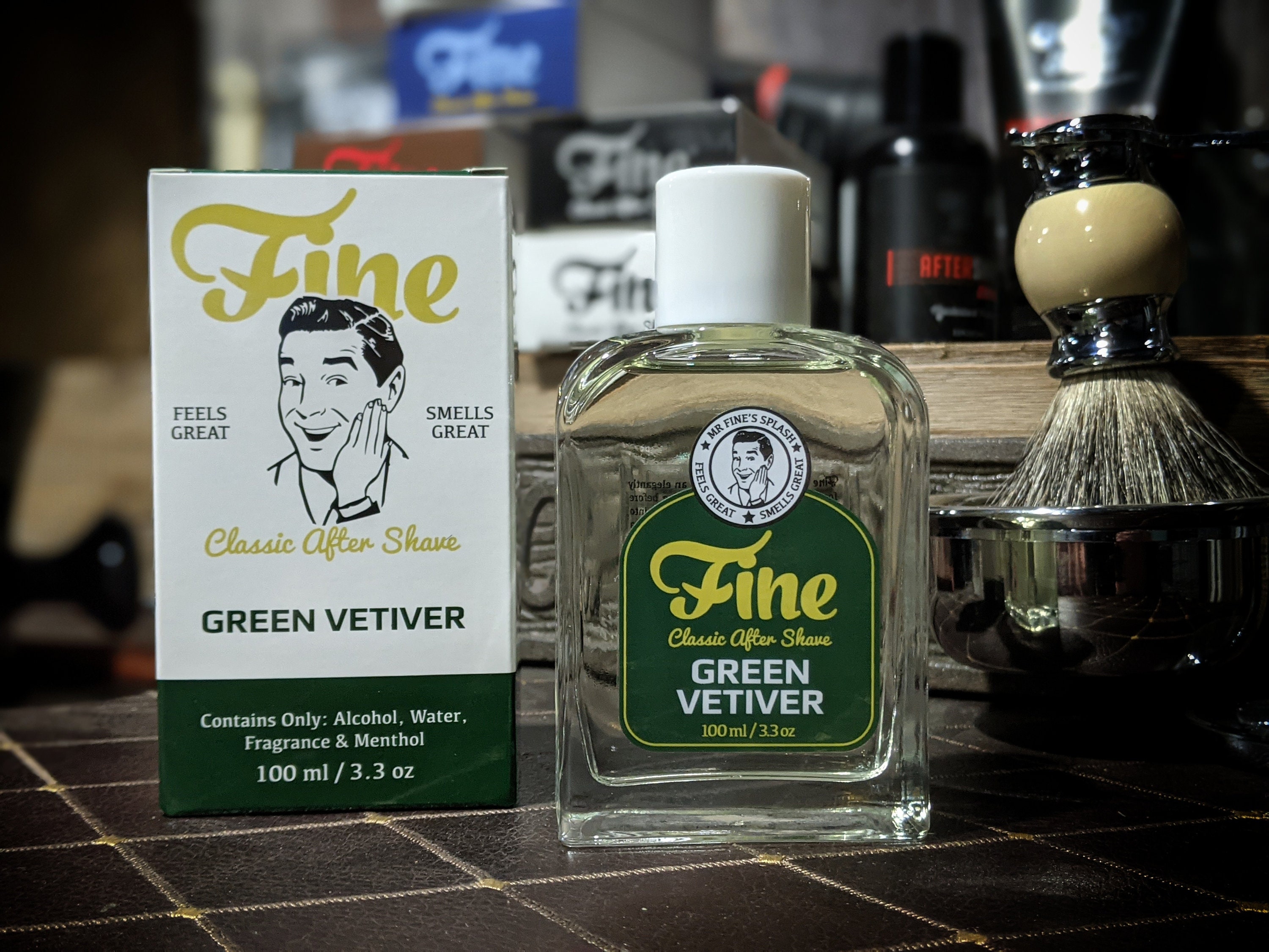 Green Vetiver Classic Aftershave Fine Accoutrements