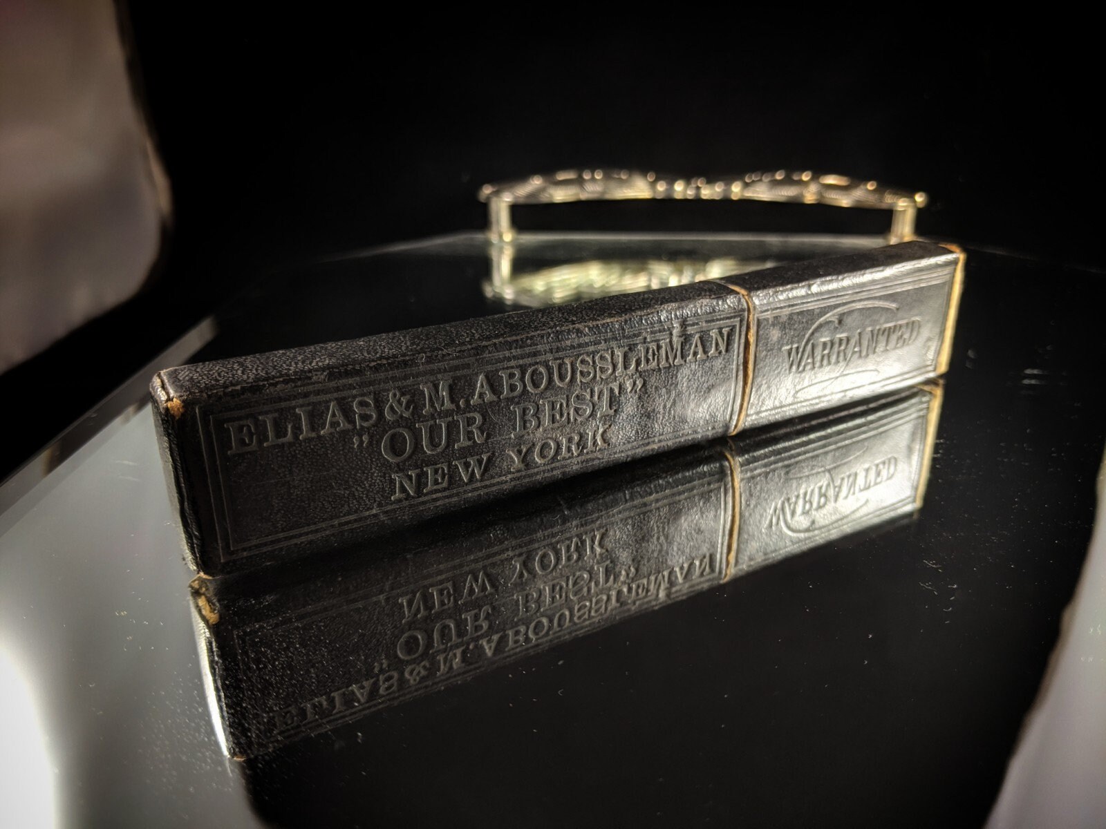 Our Best Vintage Straight Razor case