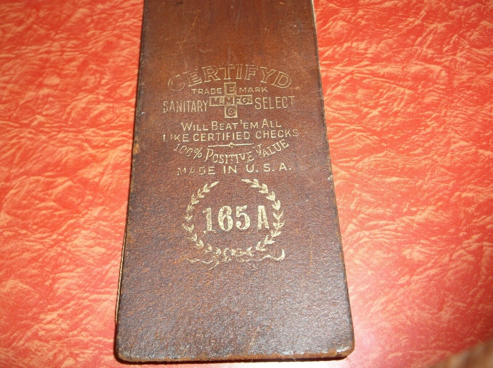 Vintage Russian Shell Strop for Straight Razor Strop Russia Shell 165A