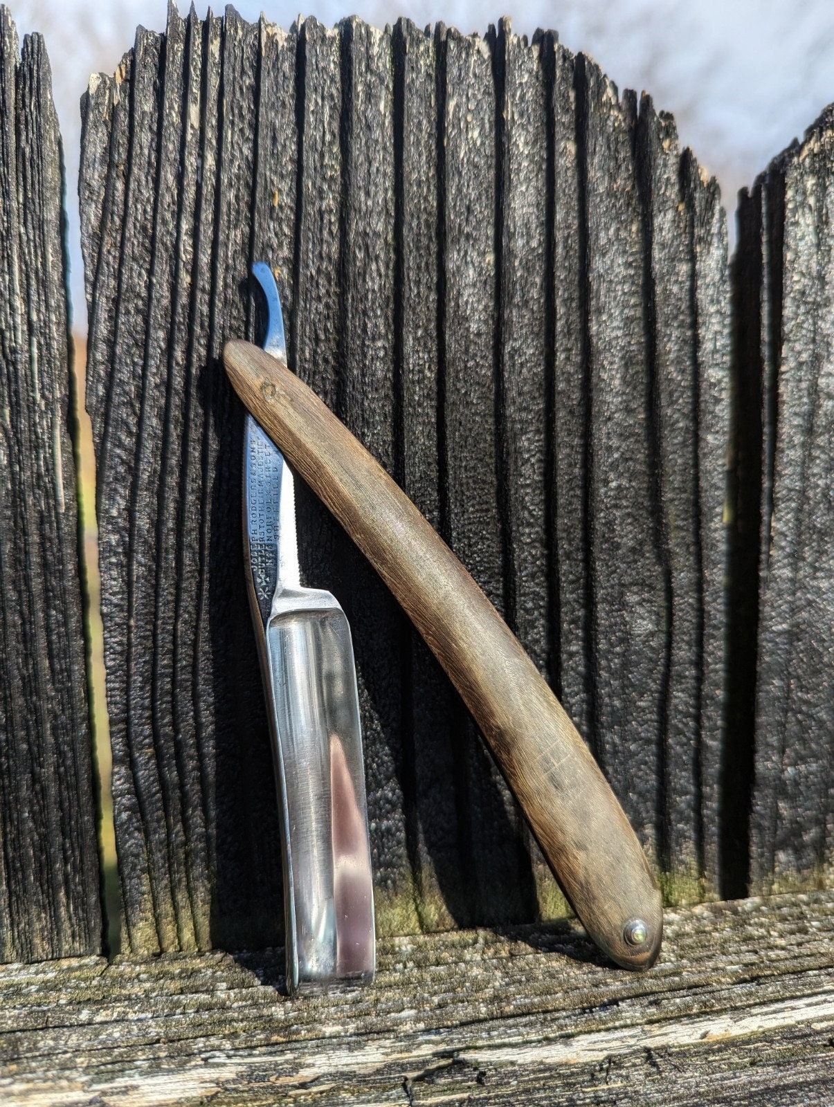 antique Joseph Rodgers Sheffield Straight Razor 1800s Shave Ready