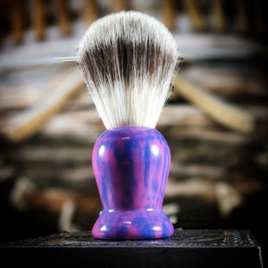 pink/blue  swirl   shave Brush FS New Badger