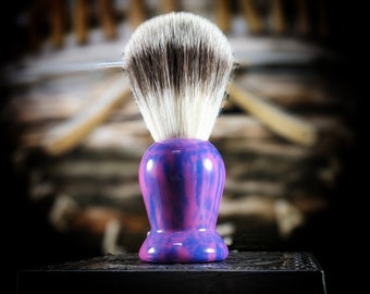 pink/blue  swirl   shave Brush FS New Badger