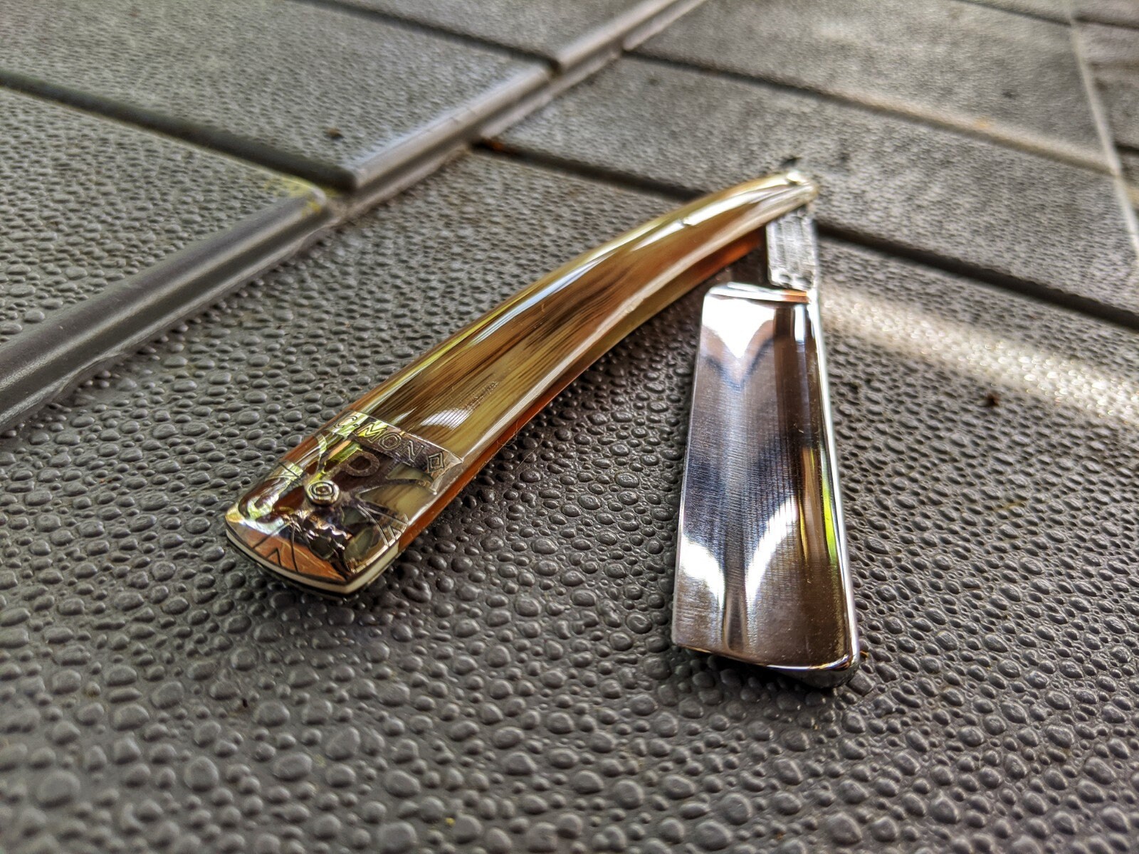 Peter Michels Brooklyn 11/16 CMON Hollow Ground H F Straight Razor