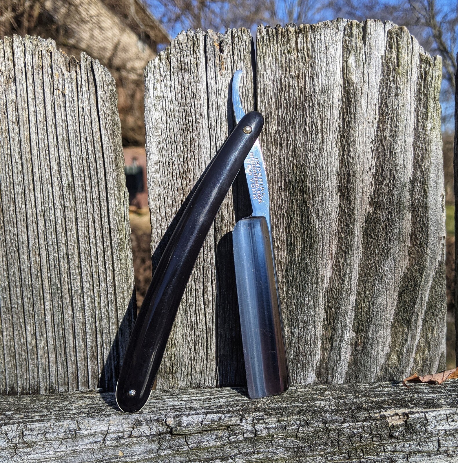 Electric 1934 Straight Razor ERN Wald Solingen Steel Germany ERN1