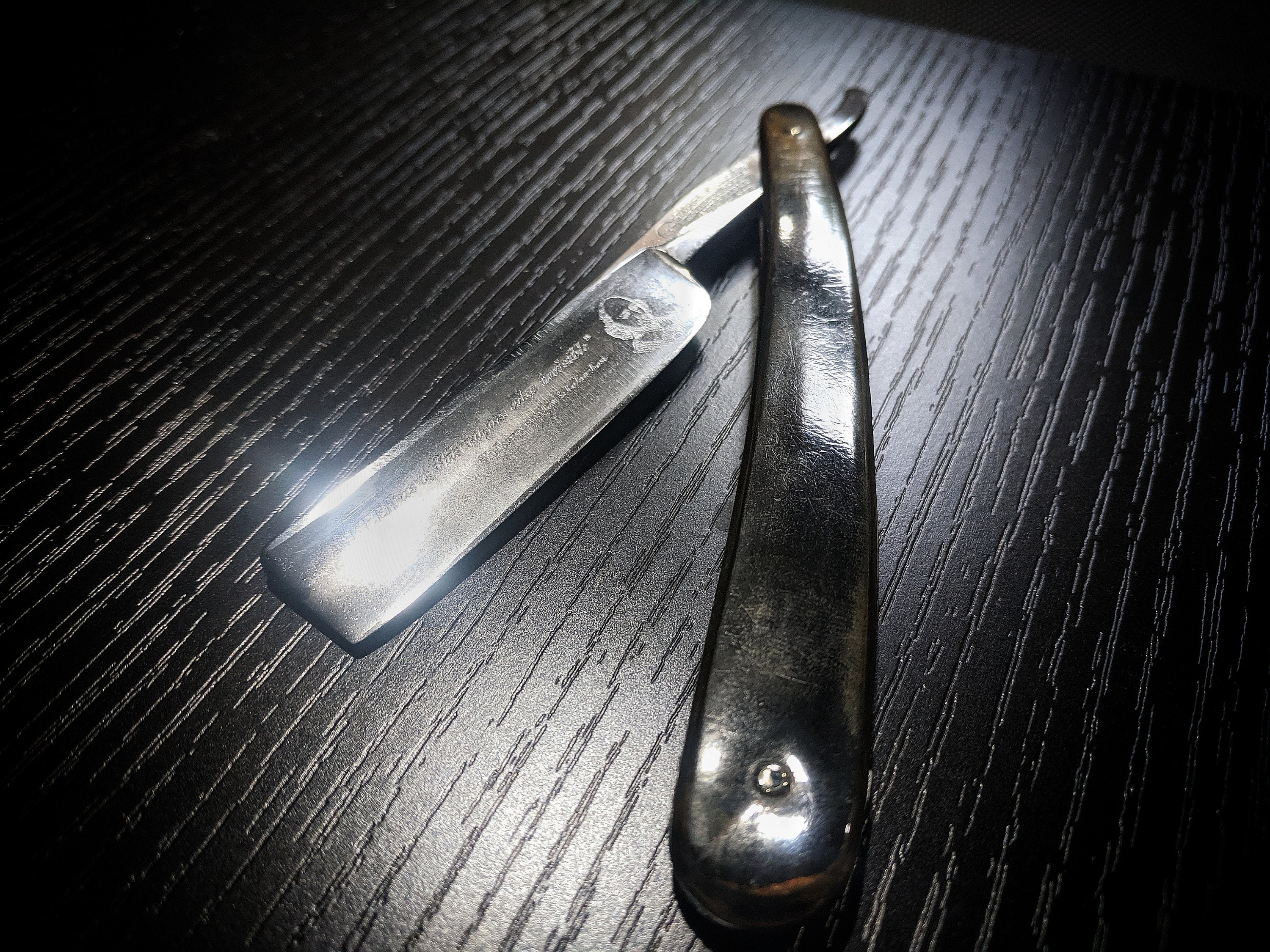 Original George Butler Shakespeare Straight Razor 1870's