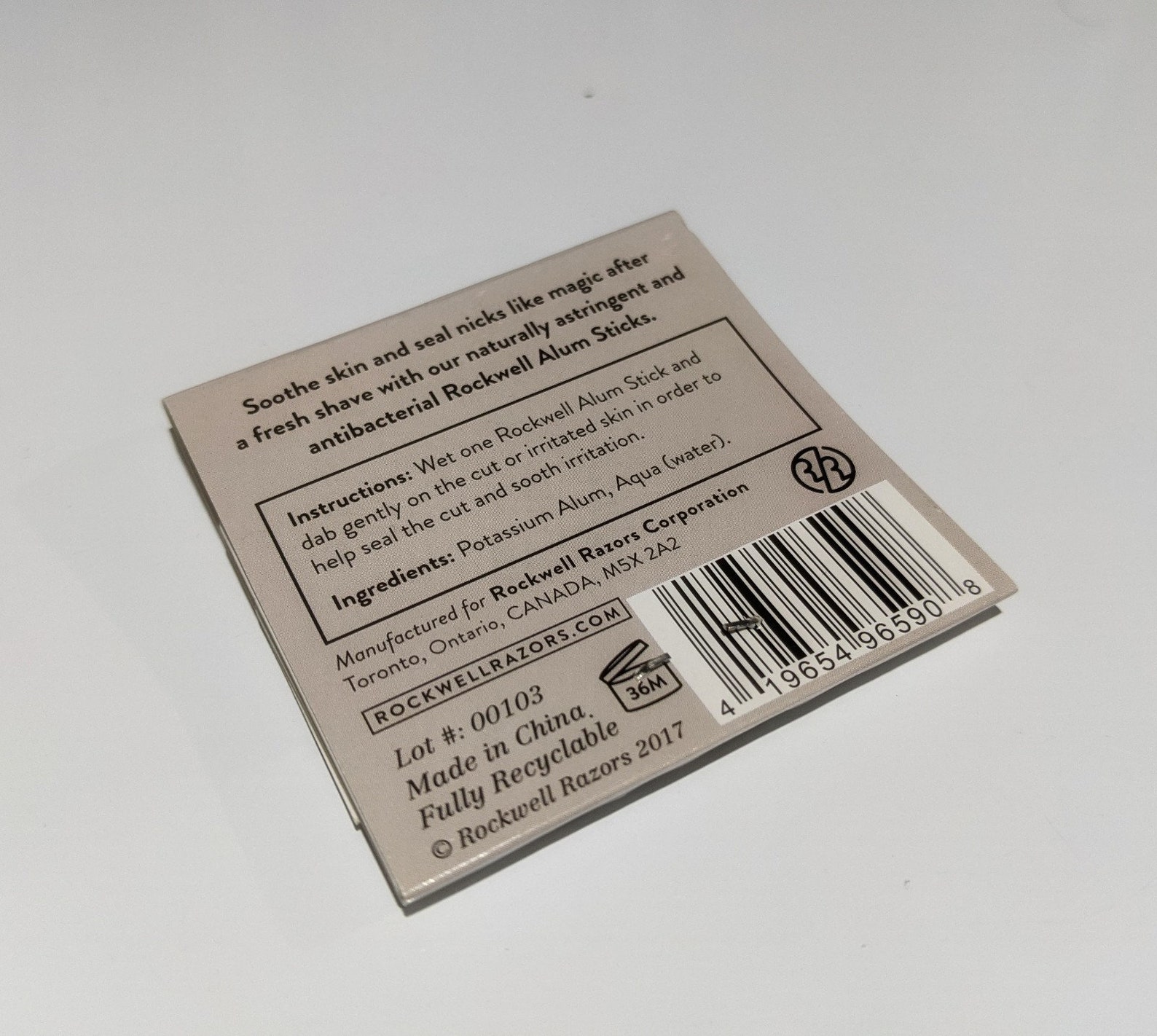 Rockwell Razors Alum Stop the Bleeding Sticks 20 Matchsticks Etsy