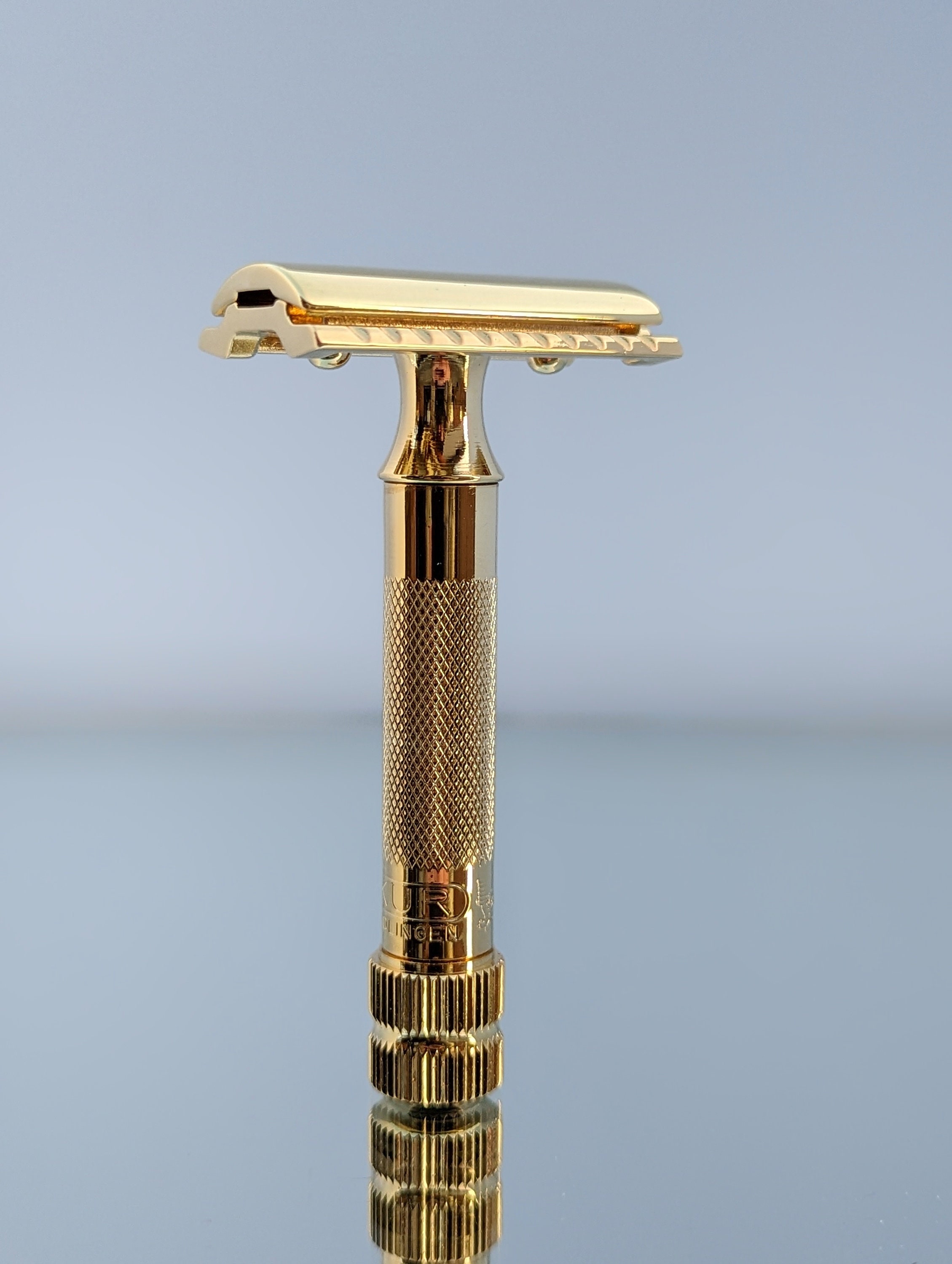 Merkur Double Edge Safety Razor Straight Cut Extra Thick Etsy