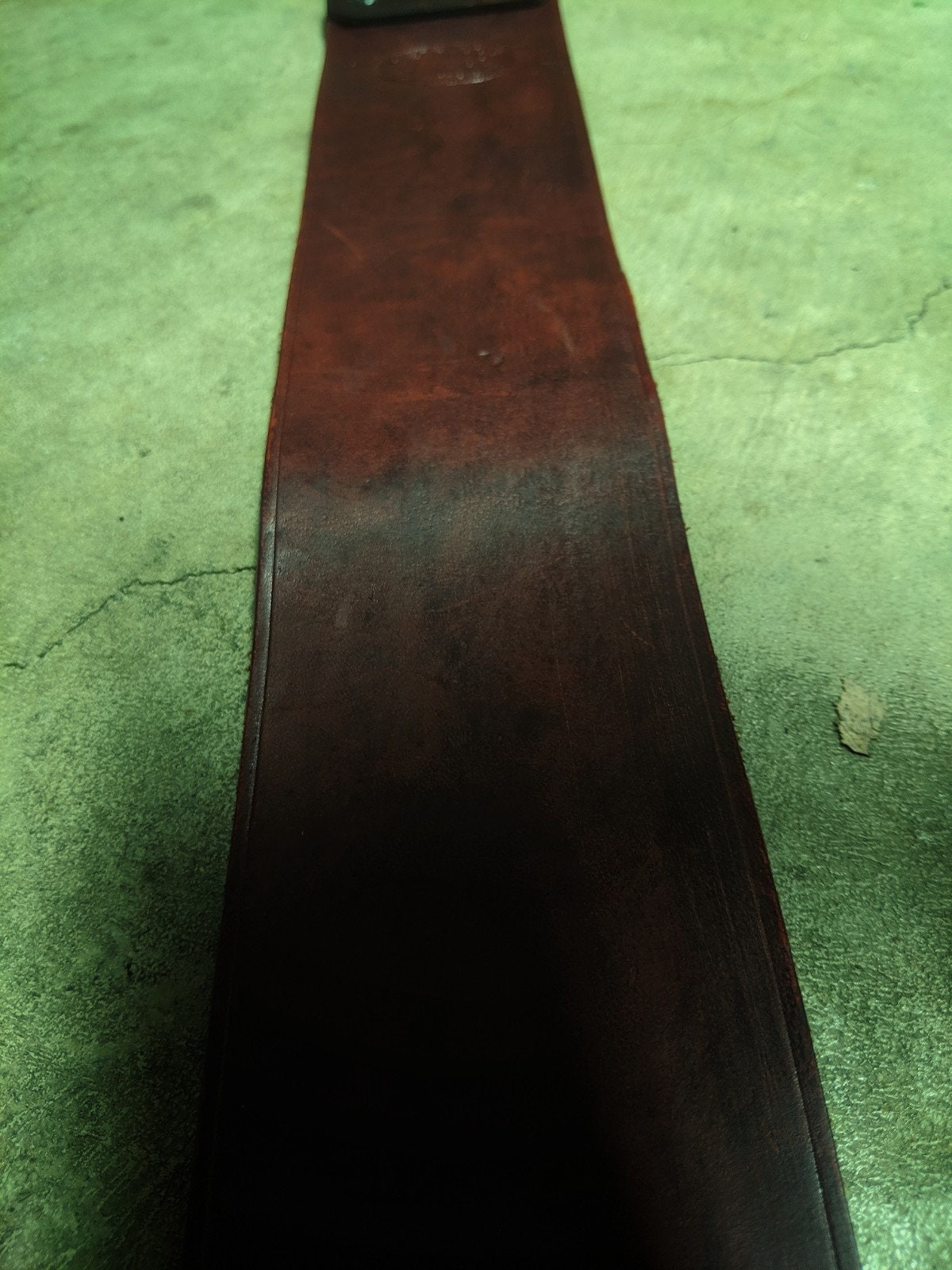 3 Heirloom Razor Strop Co Latigo Leather Shaving Strap Good Condition Red Brown