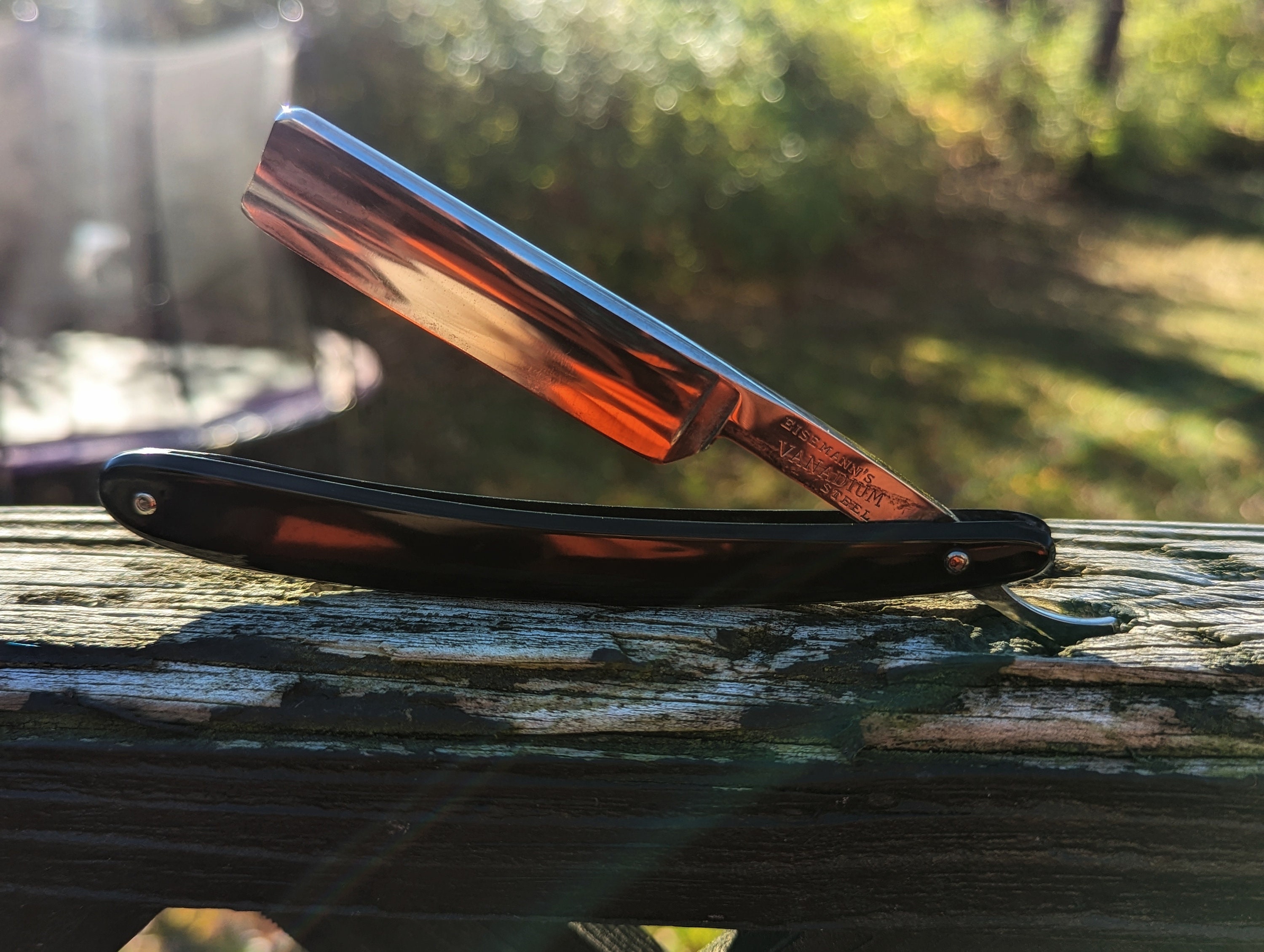 Eisemann Vanadium Steel German Shave Ready Straight Razor Lancaster PA