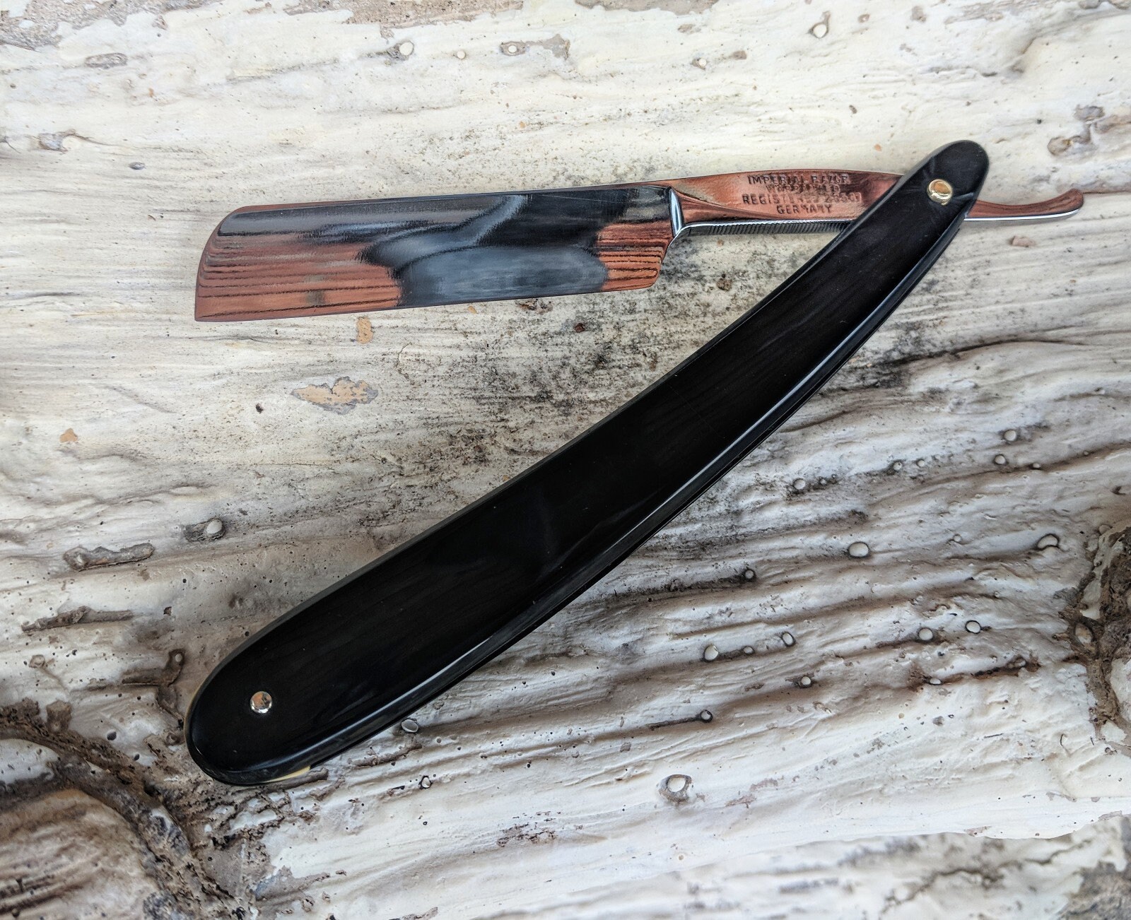 Vintage Imperial Straight Razor 11/16 Modified Blade, Shave Ready