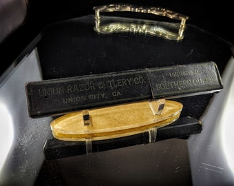 Union Razor California Case Vintage Straight Razor case