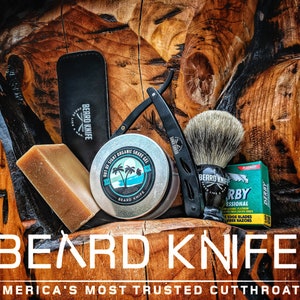 Man Bathroom Starter Pack. Razor, Soap, Brush, Blades, Organic shave GelMen&#39;s Self Care