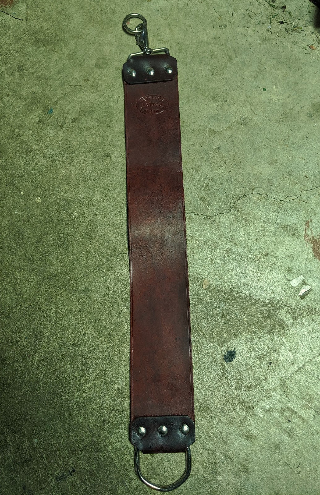 3 Heirloom Razor Strop Co Latigo Leather Shaving Strap Good Condition