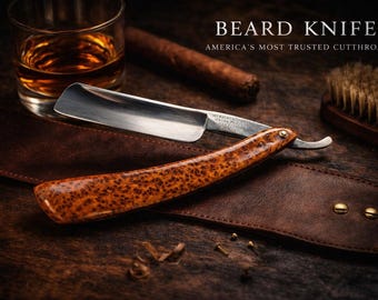 13/16 Vintage Wade & Butcher Straight Razor Thuya Burl wood Shave Ready