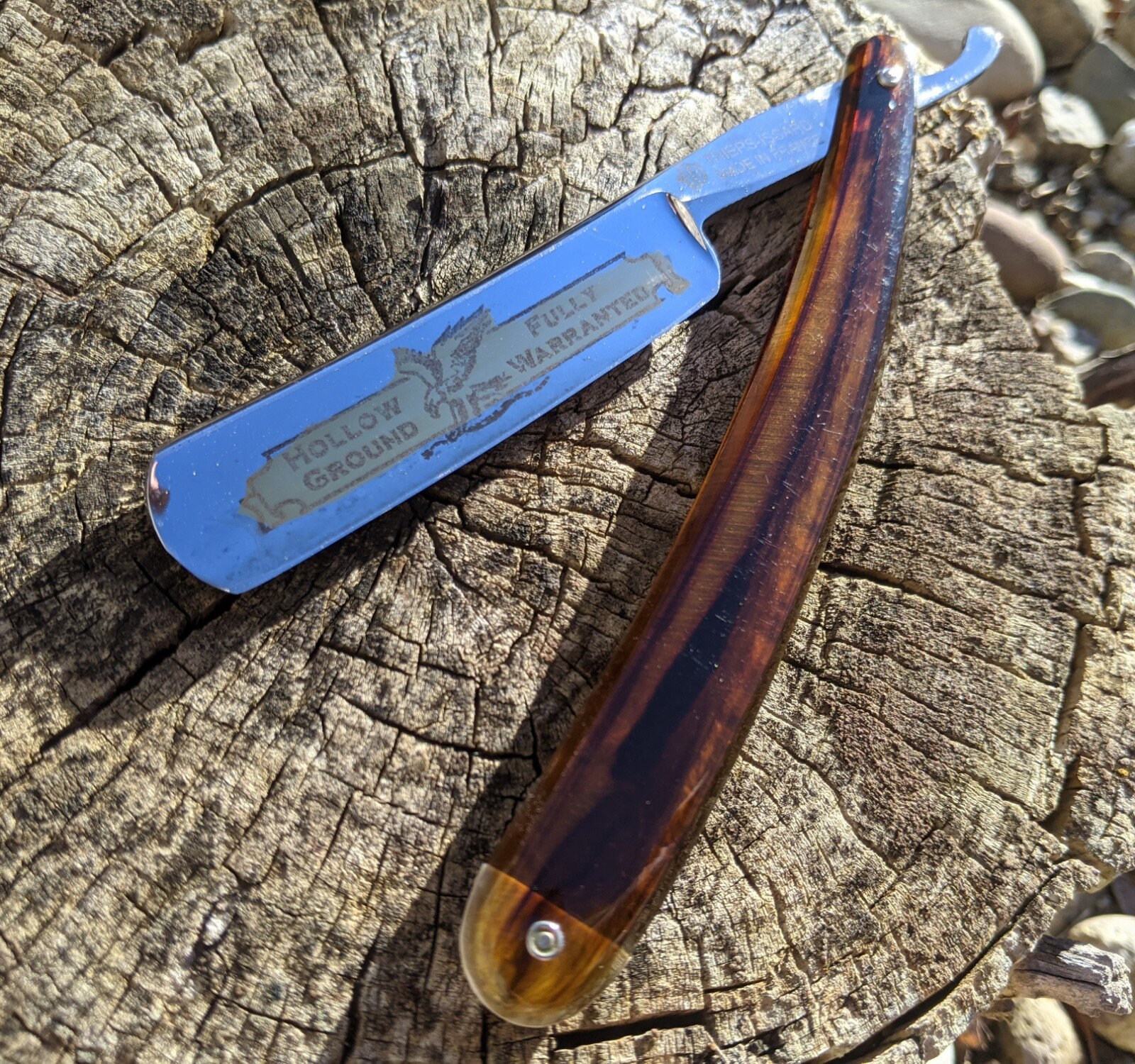 Theirs Issard Hollow Ground Straight Razor Straight Razor tortoise TI1