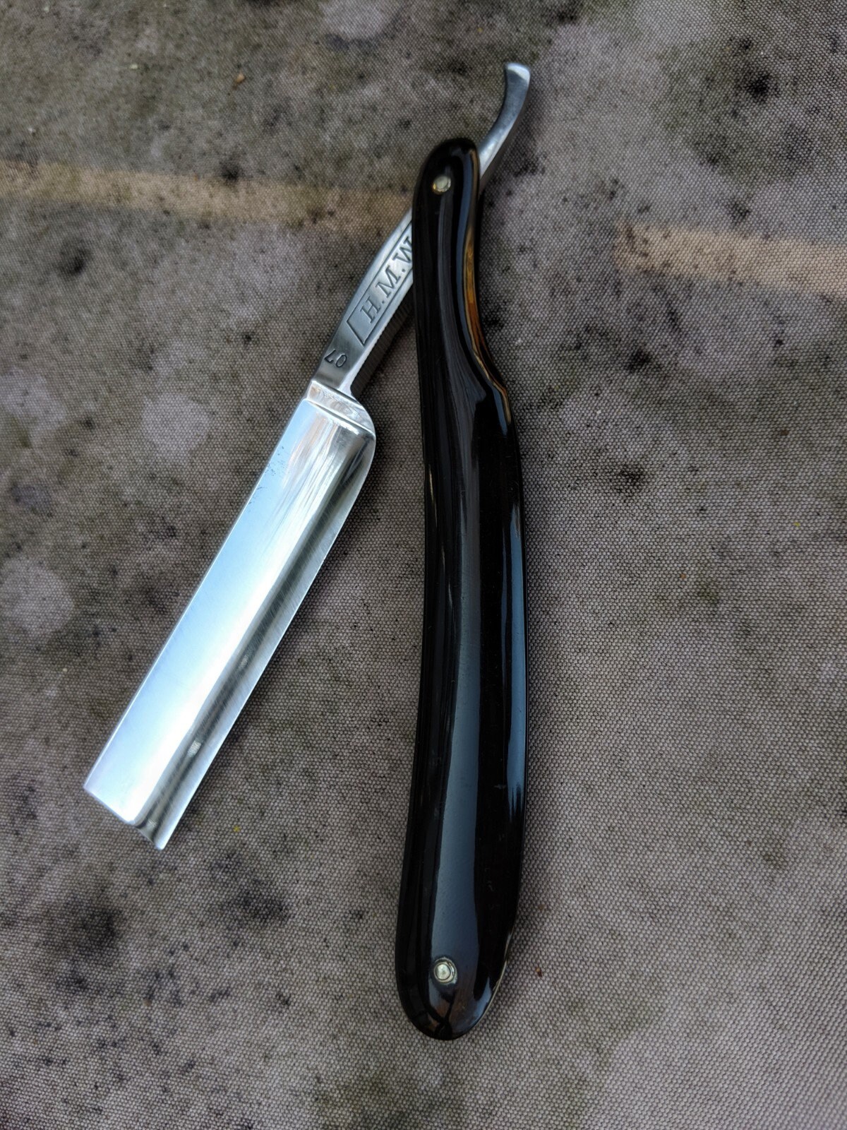 11/16” H.M.W. 07 43A Straight Razor Shave Ready Ground Germany