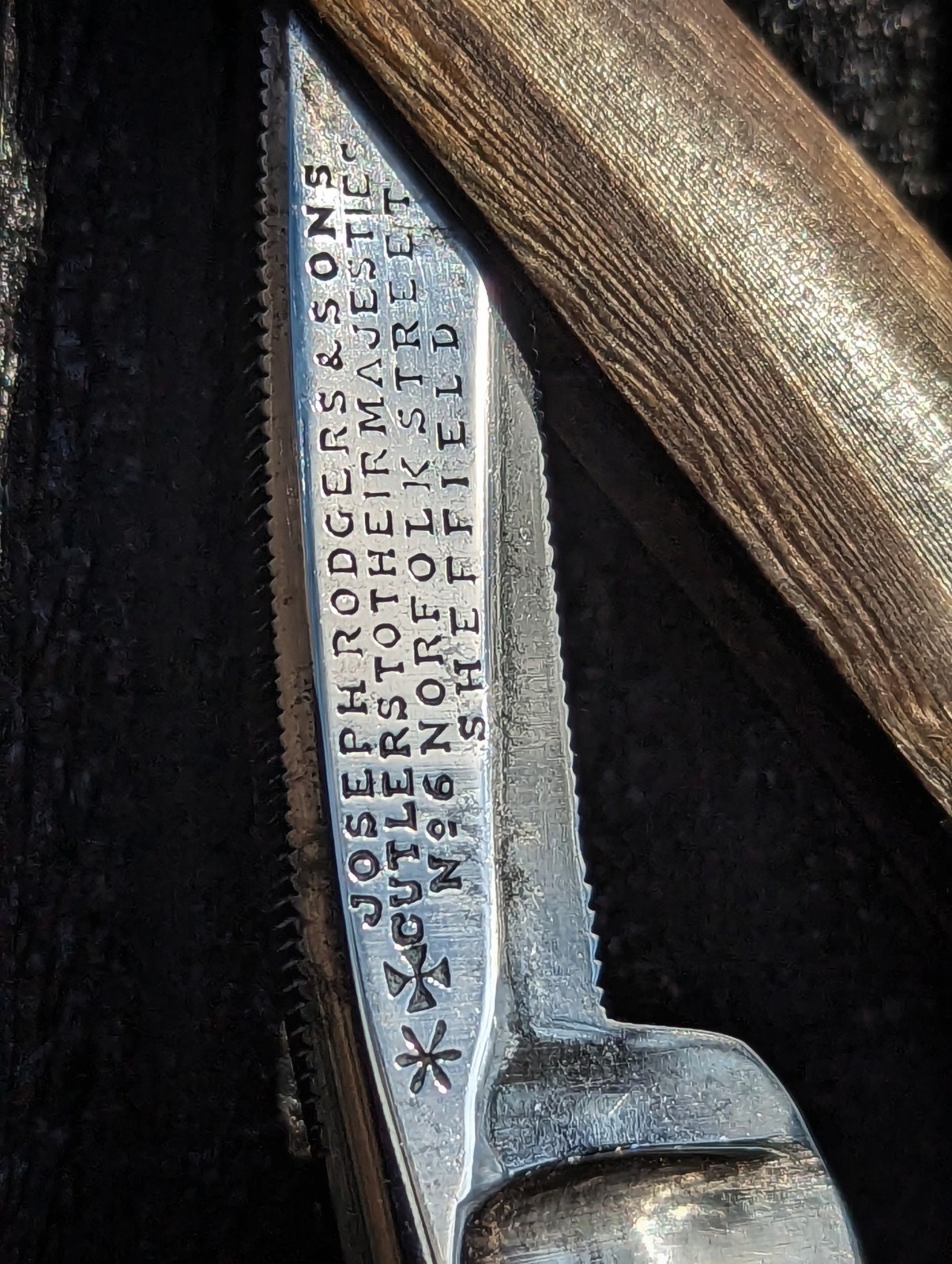 antique Joseph Rodgers Sheffield Straight Razor 1800s Shave Ready