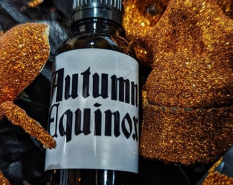 Autumn Equinox Beard Oil Beard Knife 1oz  (Get a custom label with your photo)Self Care