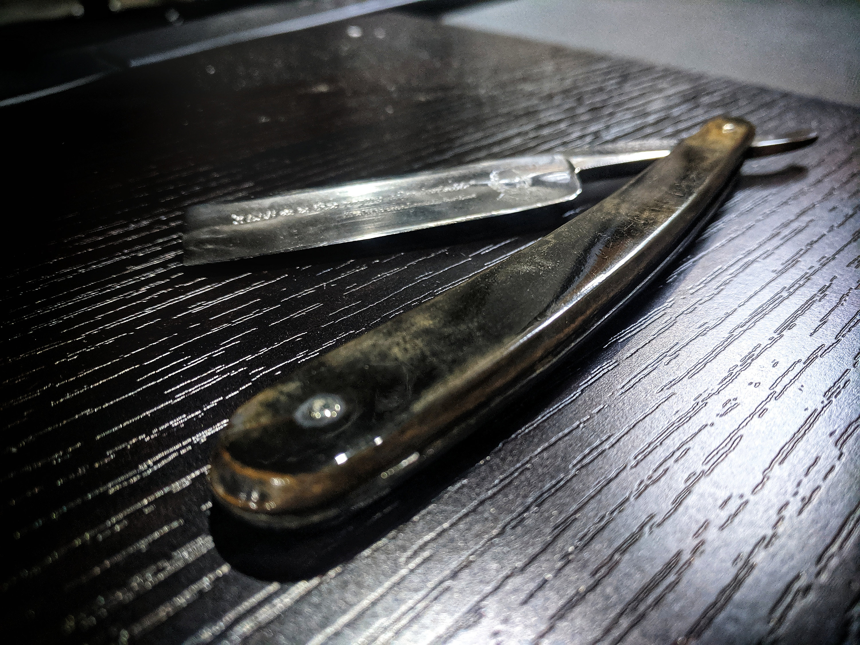 Original George Butler Shakespeare Straight Razor 1870's