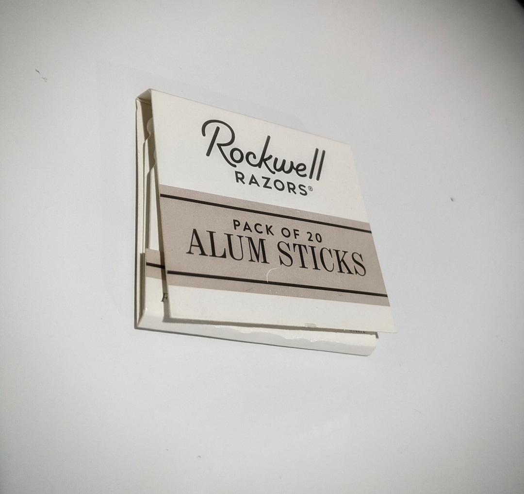 Rockwell Razors Alum Stop the Bleeding Sticks 20 Matchsticks Etsy