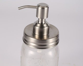 1000 packs  304 Stainless Stainless Rust Proof  Mason Jar Soap Dispenser Lids HY-01 - No Jars