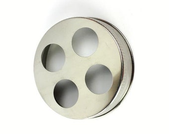 100 piezas de masón jar cepillo de dientes de acero inoxidable para tamaño regular 70 mm de diámetro