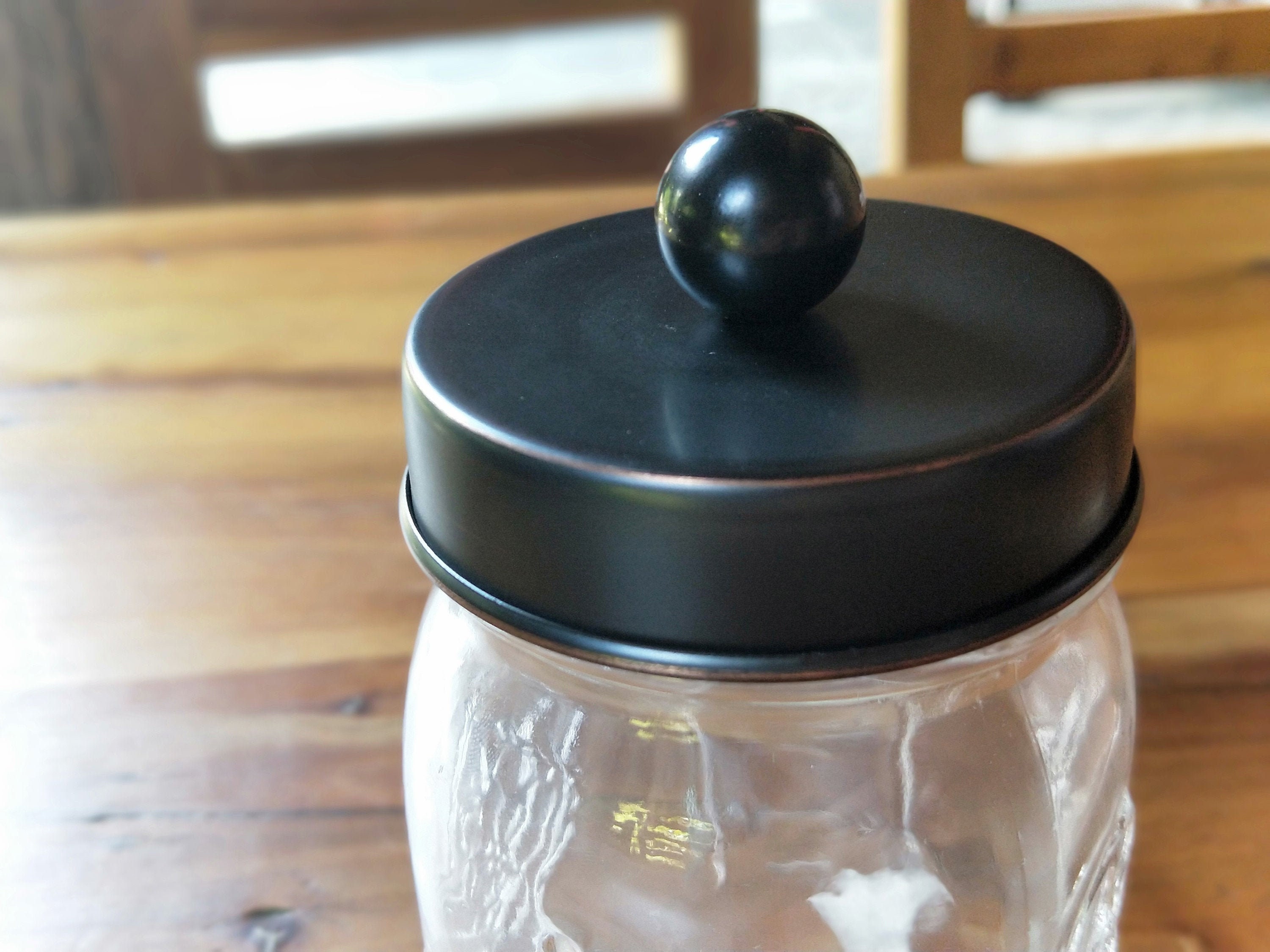 mason jar bathroom apothecary jars - rustproof stainless steel lid