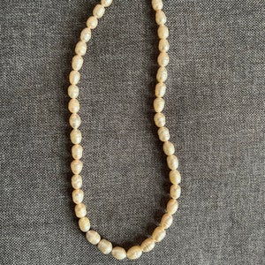 Cream baroque freshwater pearl necklace