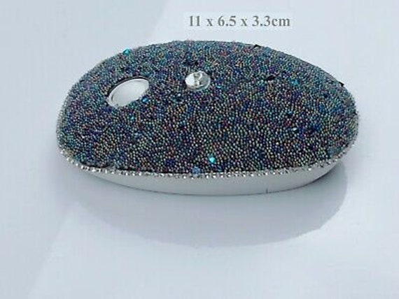blingustyle Sparkle Crystals Wireless Optical PC Mouse UK Silver BL blingustyle Sparkle Crystals Wireless Optical PC Mouse UK Silver BL