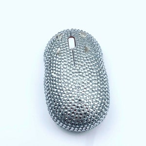 blingustyle Sparkle Crystals Wireless Optical PC Mouse UK Silver BL blingustyle Sparkle Crystals Wireless Optical PC Mouse UK Silver BL