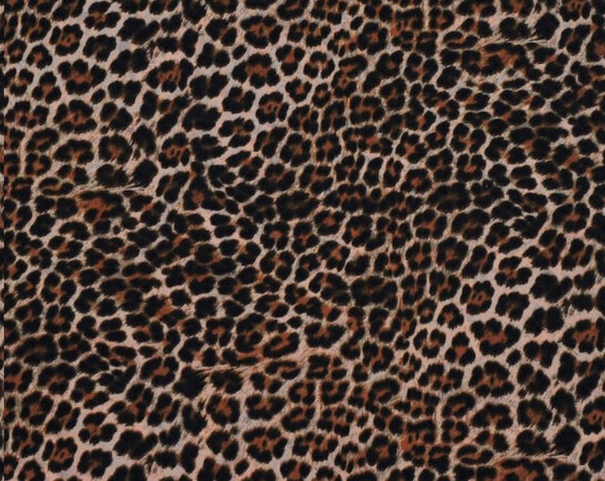 Cheetah Print Fabric Quilting Fabric Fabric by the Yard - Etsy