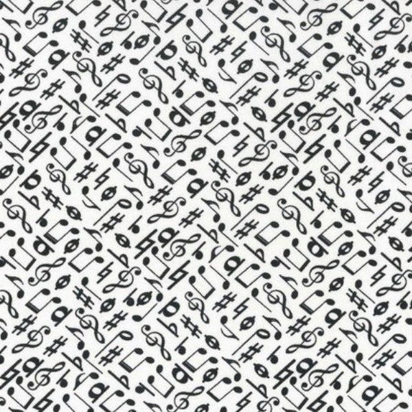 Music Note Fabric - Etsy