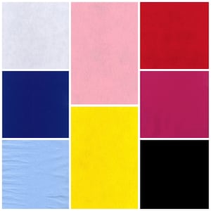 Felt fabric - felt by the yard - polyester craft felt - crafting felt - white felt - black felt fabric - DIY project felt