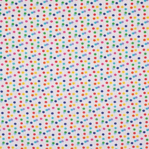 Celebration Confetti Dot Cotton Fabric Polka Dot Cotton Etsy