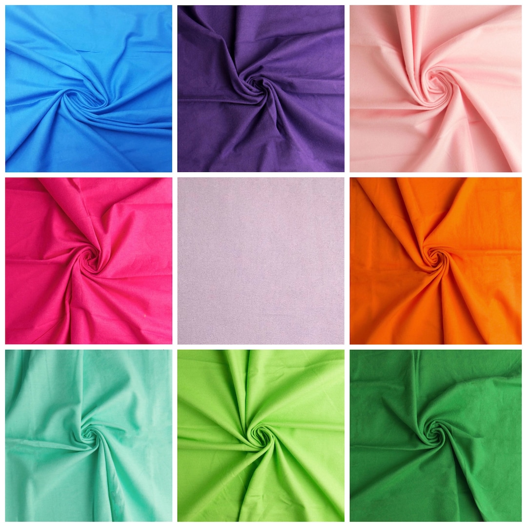 Flannel Fabric Flannel by the Yard Solid Flannel Fabric Flannel Solids