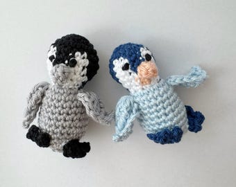 Crochet Penguin Pattern, Crochet Penguin Toy, Crochet Mini Penguin, No Sew Penguin, Cute Penguin Amigurumi Pattern, Easy Penguin PDF crochet